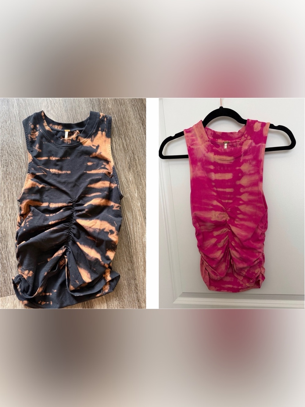 Bundle of 2!!  Free People tie-dyed tanks